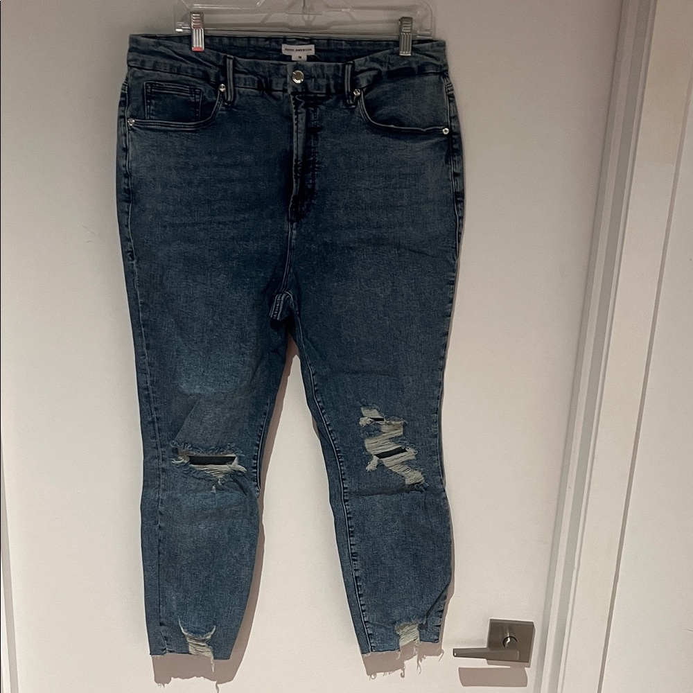 Good American Distressed Jeans